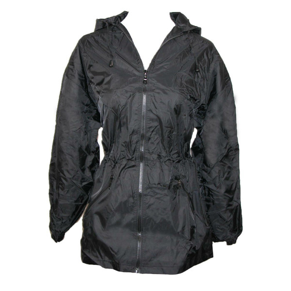 New Shed Rain Packable Anorak BLACK LIghtweight Travel gift Small Medium 