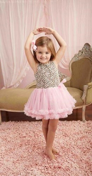 New Mud PIe LEOPARD DRESS Tutu Animal print Pink Brown 2T, 2 yrs gift