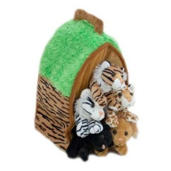 Unipak Plush Toy - WILD ANIMAL HOUSE