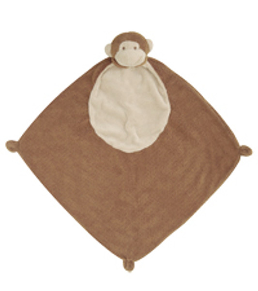 Angel Dear Lovey Security Blanket - DARK BROWN MONKEY