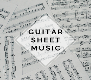 GUITAR Minimal Beat Sheet Music w/ KARAOKE