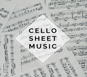 CELLO Minimal Beat Sheet Music w/ KARAOKE