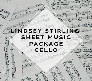 CELLO Lindsey Stirling Signature Album Sheet Music Package