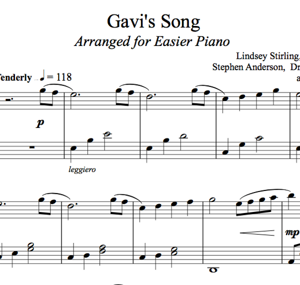 PIANO Brave Enough Sheet Music Package