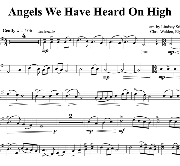 Angels We Have Heard On High w/KARAOKE