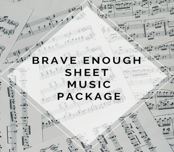 Brave Enough Album Sheet Music Package