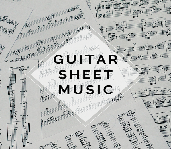 GUITAR Guardian Sheet Music w/KARAOKE