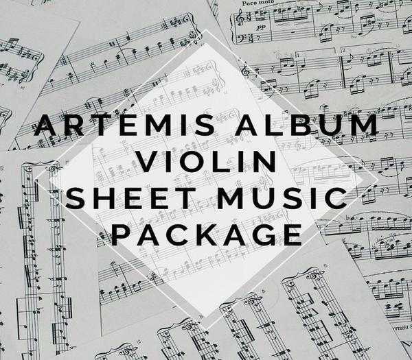 Artemis Album Violin Sheet Music Package
