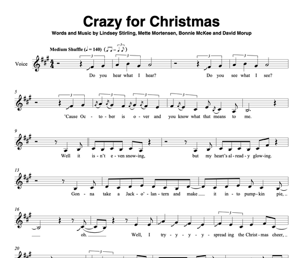 Crazy for Christmas Sheet Music