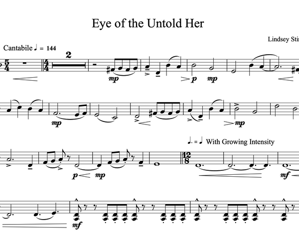 Eye of the Untold Her Sheet Music