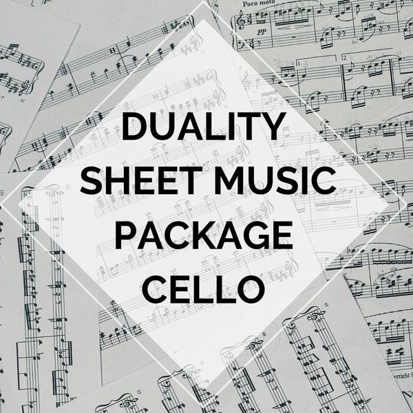 CELLO Duality Album Sheet Music Package