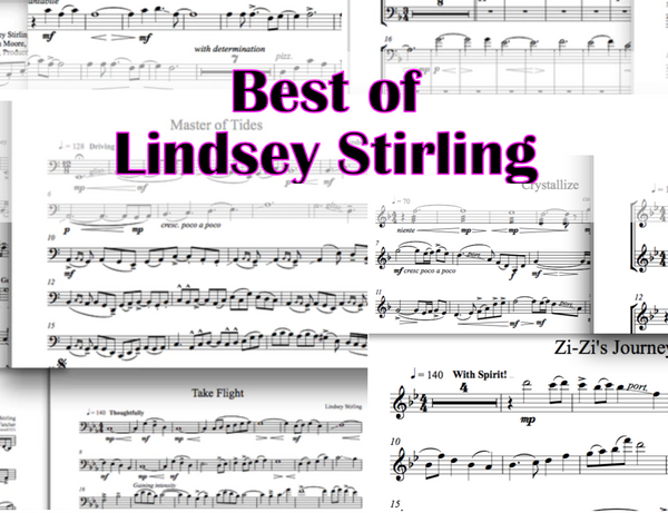 VIOLA Best of Lindsey Stirling ULTIMATE Sheet Music Package!