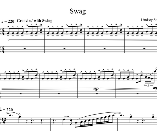 Lindsey Stirling Sheet Music - SwagLindsey Stirling Sheet Music - Swag  