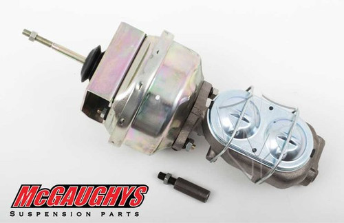 Chevrolet C-10 1960-1966 7" Brake Booster With Master Cylinder & Bracket; Front Drum Brakes - McGaughys Part# 63178