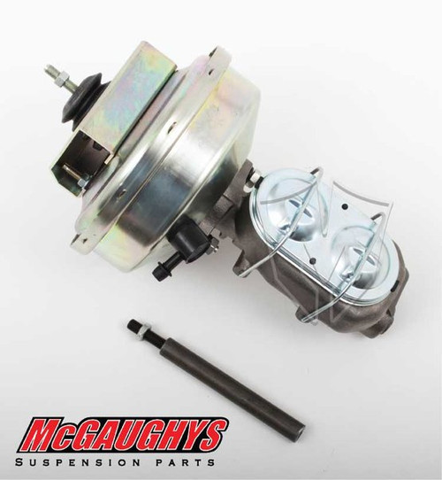 Chevrolet C-10 1967-1972 9" Brake Booster With Master Cylinder & Bracket; Front Drum Brakes - McGaughys Part# 63184