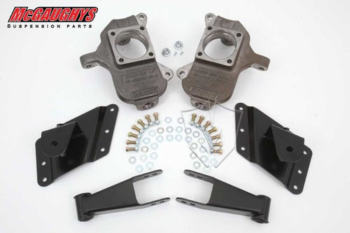 Chevrolet Silverado 2500HD 8 Hole Hanger 2002-2010 2/4 Deluxe Drop Kit - McGaughys Part# 33079