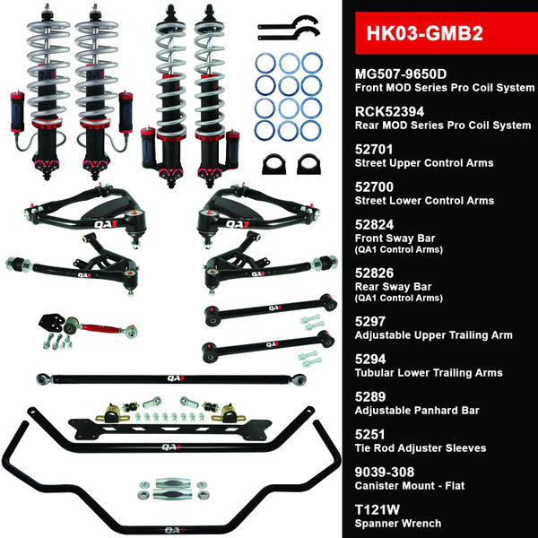 GM BBody 19651970 QA1 Handling Kit Suspension Shop