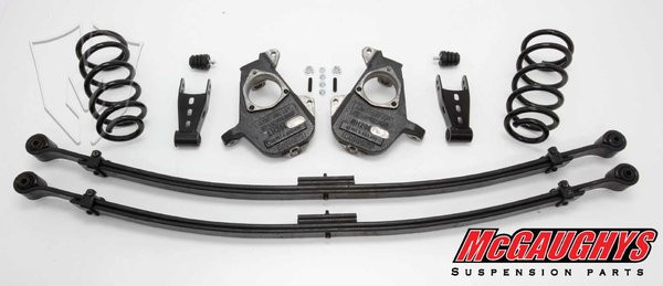 Chevrolet Silverado 1500 Quad Cab 2007-2013 3/5 Deluxe Drop Kit - McGaughys Part# 34002