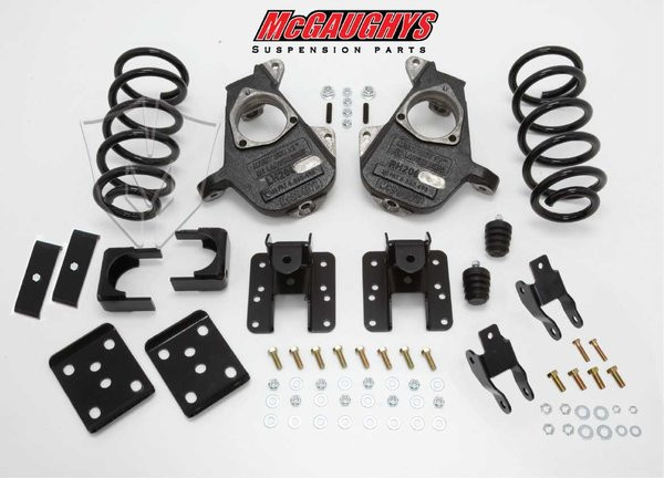 GMC Sierra 1500 Quad Cab 2007-2013 4/6 Deluxe Drop Kit - McGaughys Part# 34015