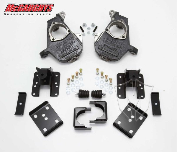 Chevrolet Silverado 1500 2wd/4wd Crew Cab 2004-2006 2/4 Deluxe Drop Kit - McGaughys Part# 93048