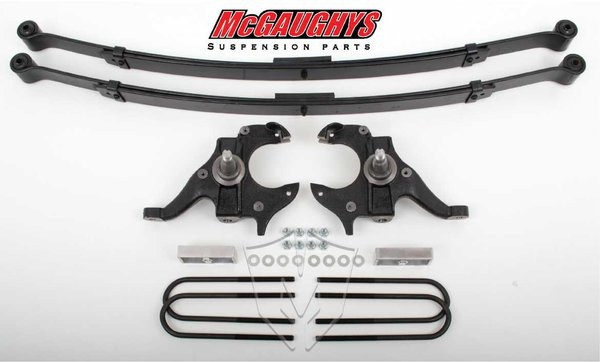 Chevrolet S-10 1982-2003 2/4 Deluxe Drop Kit W/Leaf Springs - McGaughys Part# 93108