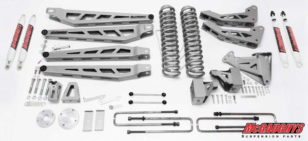 Ford F350 4wd 2008-2010 6" Lift Kit W/Shocks Phase III - McGaughys Part# 57343