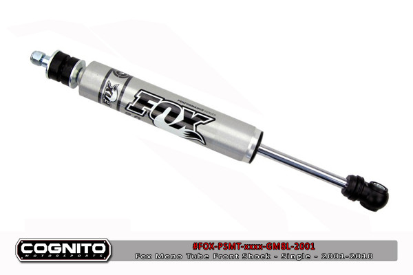 GM 2500HD/3500HD 2001-2010 Fox Performance Front Mono Tube Shock For 4" Front Lift