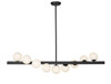 PO557L-9-SB(Matte Black)
9 Light Linear, Mirage Lighting