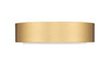 Crescent 11" 5CCT LED Flush Mount w/Replaceable LED Module Alabaster Cover by Modition Lighting