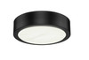 Crescent 11" 5CCT LED Flush Mount w/Replaceable LED Module Alabaster Cover by Modition Lighting