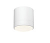 Crescent 6" 5CCT LED Flush Mount w/Replaceable LED Module Frosted Glass by Modition Lighting