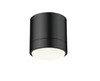 Crescent 6" 5CCT LED Flush Mount w/Replaceable LED Module Frosted Glass by Modition Lighting