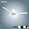 White Versa 55" Smart Ceiling Fan with Alabaster Lens By Mirage Lighting Fans
