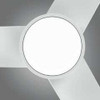 White Versa 55" Smart Ceiling Fan with Alabaster Lens By Mirage Lighting Fans