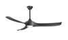 Woodern 60" Matte Black & Weathered Oak Smart Ceiling Fan By Mirage Fans