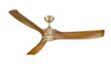 Woodern 60" Matte Black & Weathered Oak Smart Ceiling Fan By Mirage Fans
