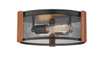 3-Light Multi-Finish Flush Mount by Mirage Lighting Lighting