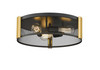 3-Light Multi-Finish Flush Mount by Mirage Lighting Lighting