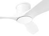 Apollo DC Motor 52" LED Smart Fan Matte White by Mirage Lighting Fans Apollo DC Motor 52" LED Smart Fan Matte White by Mirage Lighting Fans