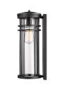 Aluminum outdoor light comes with both frosted glass and clear glass for two looks by Mirage Lighting