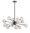 A photo of the Christeline 12-Light Pendant By Mirage Lighting