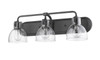 Industrial Vanity Light By Mirage Lighting A465-3 Rubbed Bronze