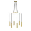 Milly 6-Light Modern Chandelier By Mirage Lighting X10006-6-03