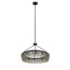 Swirl 24" 10-Light Round Chain Pendant By Mirage Lighting