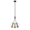 Cone 3-Light Pendant By Mirage Lighting