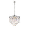 K387P3-6SS, Soraya 6-Light Crystal Chandelier By Mirage Lighting