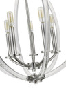 Optic 5-Light Curved Glass Chandelier By Mirage Lighting