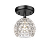 Papillon Mini Pendant/Flush Dual Mount by Modition In Gunmetal