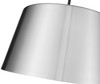 Kaitlin Three-Light Brushed Nickel Pendant by Mirage Lighting