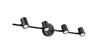 Spot-On Four Light Multi-Finish Black Track by Mirage Lighting